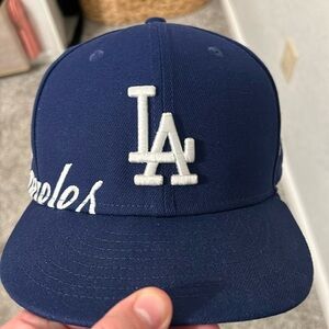 Blue LA Dodgers hat